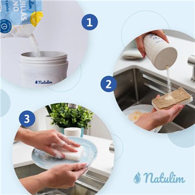 Polvo Lavavajillas A Mano Pack - Natulim