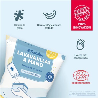 Polvo Lavavajillas A Mano Refill - Natulim