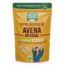 Copos De Avena Integral Gruesos Sin Gluten Bio 1kg - Naturgreen