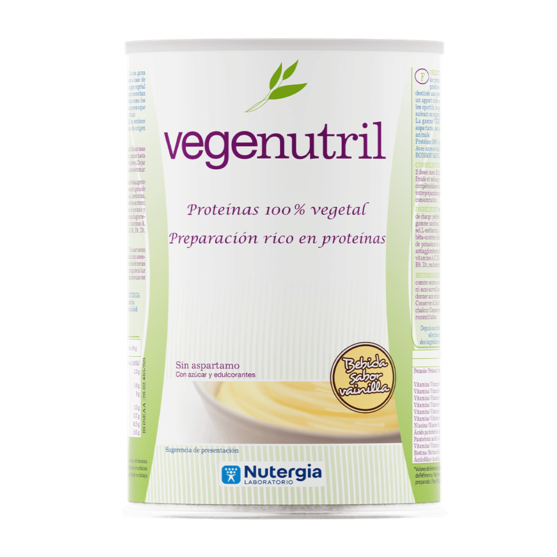 Vegenutril Postre 350Gr Vainilla - Nutergia