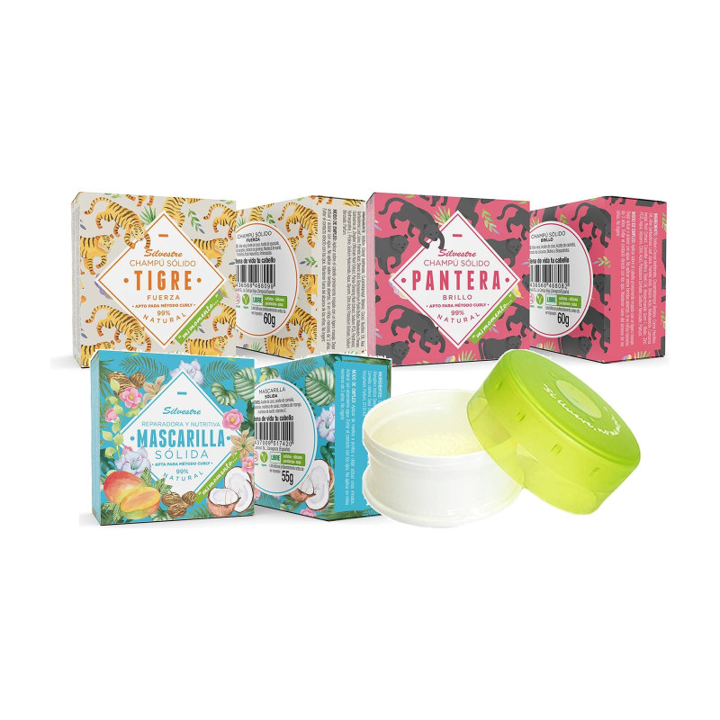 Rutina Capilar Sólida 4 piezas - Silvestre