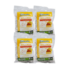 Silvestre Caramelos Integrales de Miel y Limón con 18 % de miel 150 g - Pack de 4 bolsas (600 g)