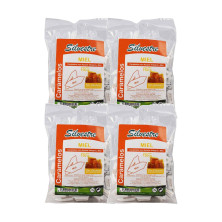 Silvestre Caramelos Integrales de Miel 150 g - Pack de 4 bolsas (600 g)