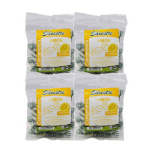 Silvestre Caramelos sin Azúcar de Limón 70 g - Pack de 4 bolsas (280 g)