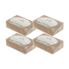 Silvestre Jabón Natural de Arcilla en pastilla 100 g - Pack de 4 pastillas (400 g)