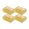 Silvestre Jabón Natural de Glicerina en pastilla 100 g - Pack de 4 pastillas (400 g)