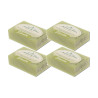 Silvestre Jabón Natural de Aceite de Oliva (tipo Marsella) en pastilla 100 g - Pack de 4 pastillas (400 g)