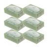 Silvestre Jabón Natural de Aloe Vera y Té Verde en pastilla 100 g - Pack de 6 pastillas (600 g)