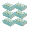 Silvestre Jabón Natural de Algas en pastilla 100 g - Pack de 6 pastillas (600 g)