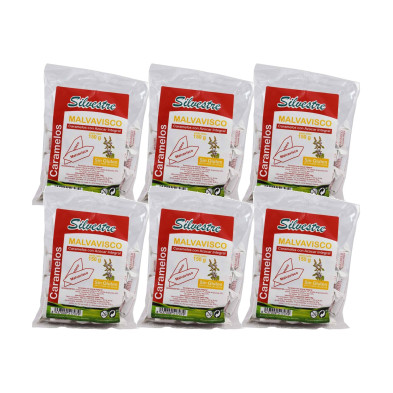 Silvestre Caramelos Integrales de Malvavisco 150 g - Pack de 6 bolsas (900 g)