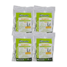 Silvestre Caramelos Integrales de Romero 150 g - Pack de 4 bolsas (600 g)
