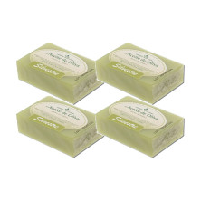 Silvestre Jabón Natural de Aceite de Oliva (tipo Marsella) en pastilla 100 g - Pack de 4 pastillas (400 g)