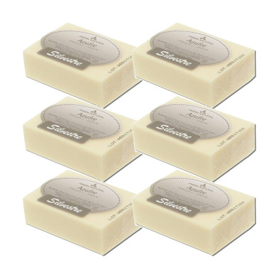 Silvestre Jabón Natural de Azufre en pastilla 100 g - Pack de 6 pastillas (600 g) - 3