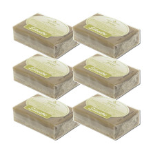 Silvestre Jabón Natural de Avena en pastilla 100 g - Pack de 6 pastillas (600 g)