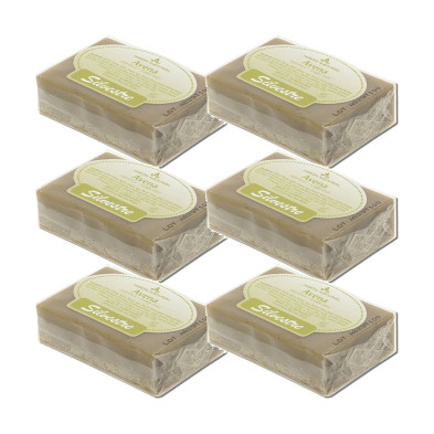 Silvestre Jabón Natural de Avena en pastilla 100 g - Pack de 6 pastillas (600 g)