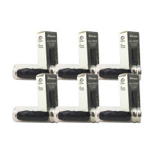 Silvestre Hilo Dental con Carbón de Bambú, envase de vidrio reutilizable 30 m - Pack de 6 envases (180 m)