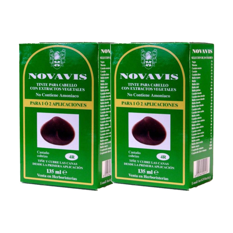 Novavis 4r Castaño Cobrizo - Pack de 2 unidades