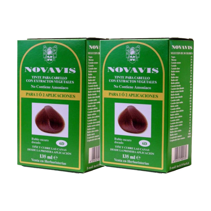 Novavis 6d Rubio Oscuro Dorado - Pack de 2 unidades