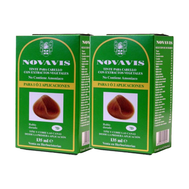 Novavis 7d Rubio Dorado - Pack de 2 unidades