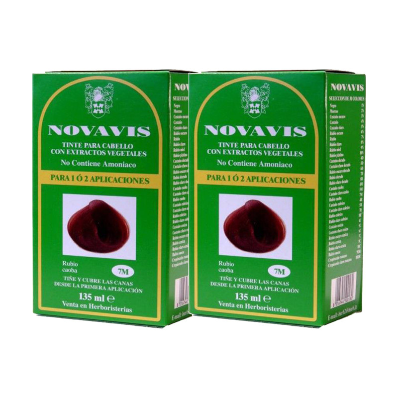 Novavis 7m Rubio Caoba - Pack de 2 unidades