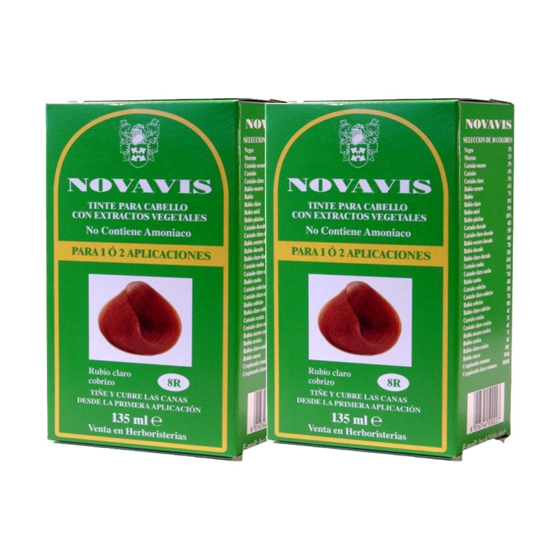 Novavis 8r Rubio Claro Cobre - Pack de 2 unidades