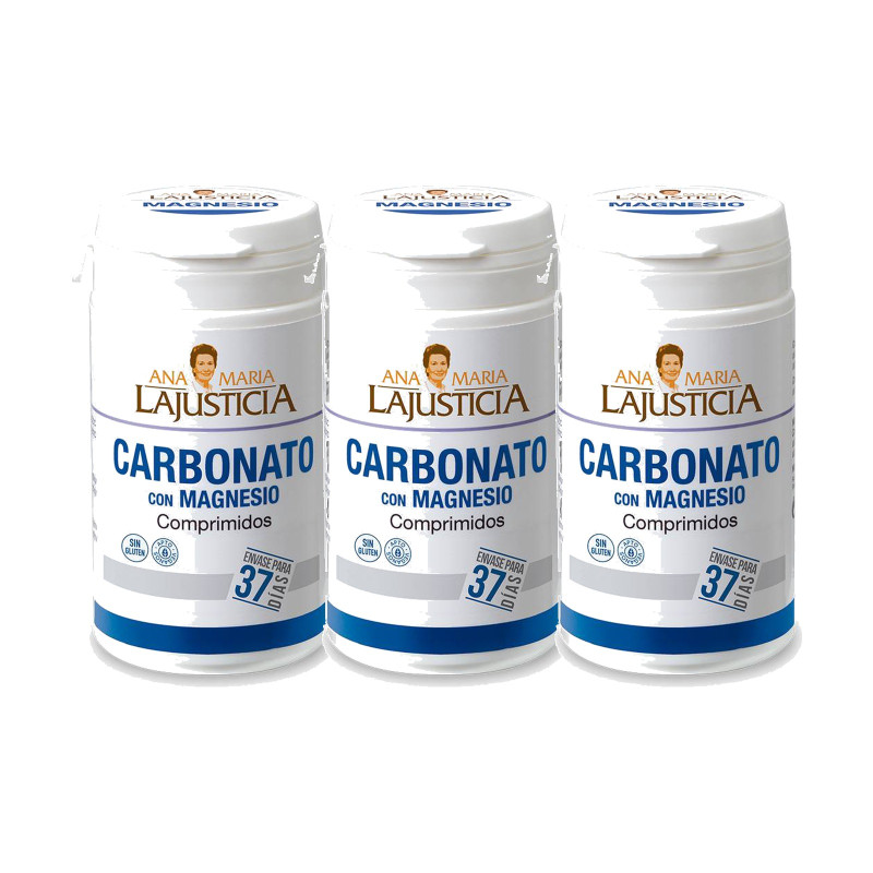 Ana María Lajusticia Carbonato Magnesio 75comp - Pack de 3 unidades