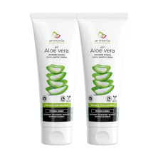 Armonía Gel de Aloe Vera Bio 99,9 % 200 ml - Pack de 2 botes (400 ml en total)