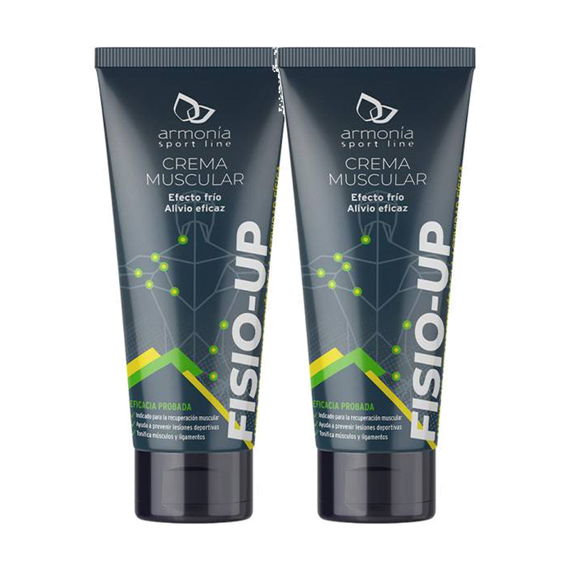 Armonía Crema Fisio Up para masaje 75 ml - Pack de 2 tubos (150 ml en total)