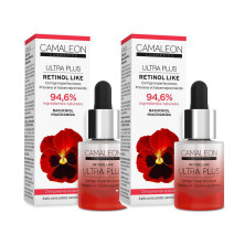 Camaleón Concentrado Retinol Like Ultra Plus, sérum facial 15 ml - Pack de 2 frascos (30 ml en total)
