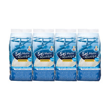 Danival Sal Marina Gruesa sin Refinar 1 kg - Pack de 4 bolsas (4 kg en total)
