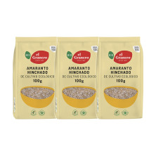El Granero Integral Amaranto Hinchado Bio 100 g - Pack de 3 bolsas (300 g en total)