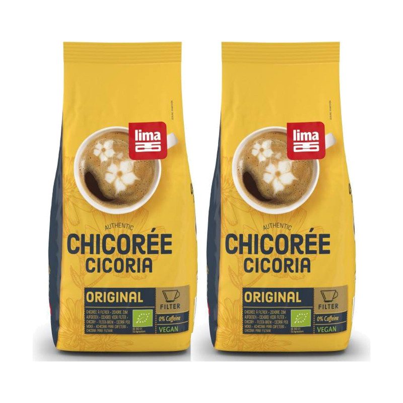 Lima Achicoria para Cafetera Bio 500 g - Pack de 2 bolsas (1 kg en total)