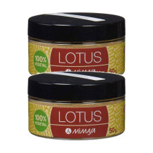 Mimasa Lotus, raíz de loto en polvo 50 g - Pack de 2 botes (100 g en total)