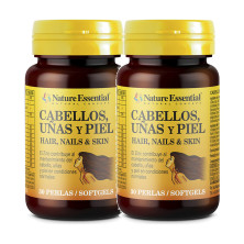 Nature Essential Cabello, Uñas y Piel 570 mg 30 perlas - Pack de 2 botes
