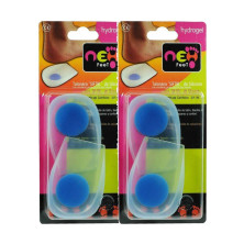 Neh Feet Talonera de Silicona con Cazoleta y Descarga, talla M 1 par - Pack de 2 unidades