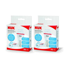 NUK Bolsas para Leche Materna 25 bolsas - Pack de 2 cajas
