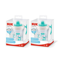 NUK Trainer Cup, vaso de aprendizaje desde 6 meses 230 ml - Pack de 2 unidades