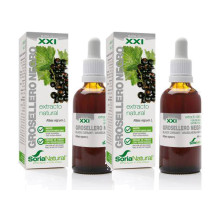 Soria Natural Extracto de Grosellero Negro XXI con dosificador 50 ml - Pack de 2 frascos (100 ml en total)