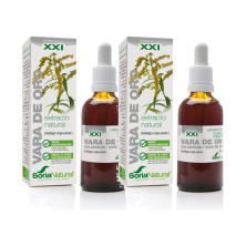 Soria Natural Extracto de Vara de Oro XXI con dosificador 50 ml - Pack de 2 frascos (100 ml en total)