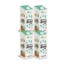 Soria Natural Bebida de Avena Bio 1 l - Pack de 4 briks (4 l en total)