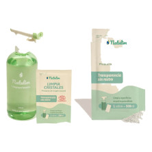 Kit Limpiacristales: Botella Spray + Recambio de 2 Sobres - Natulim