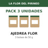 La Flor del Pirineo Ajedrea flor 50 g - Pack de 3 bolsas (150 g en total)
