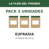 La Flor del Pirineo Eufrasia 50 g - Pack de 3 bolsas (150 g en total)
