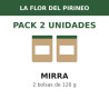 La Flor del Pirineo Mirra 120 g - Pack de 2 bolsas (240 g en total)