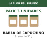 La Flor del Pirineo Barba de capuchino 30 g - Pack de 3 bolsas (90 g en total)