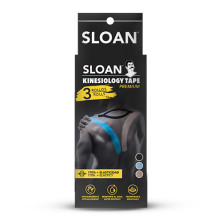Pack kinesiology tape beige, negro y azul 5 m x 5 cm Sloan