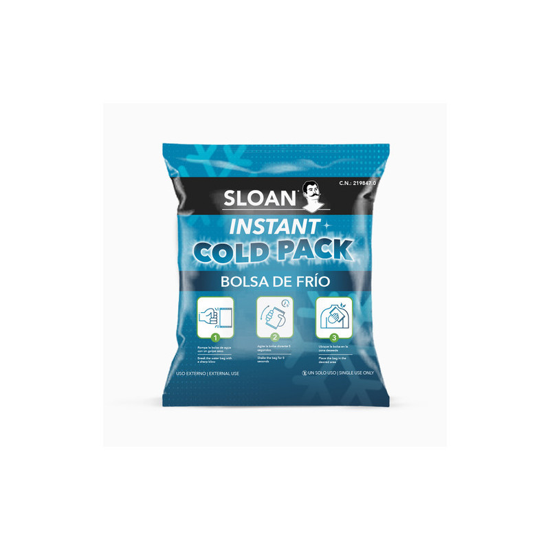 Pack 6 bolsas de frío instantáneo Sloan