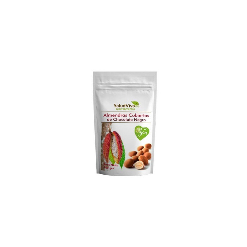 Almendras Cubiertas Choco Negro 100g - Salud Viva