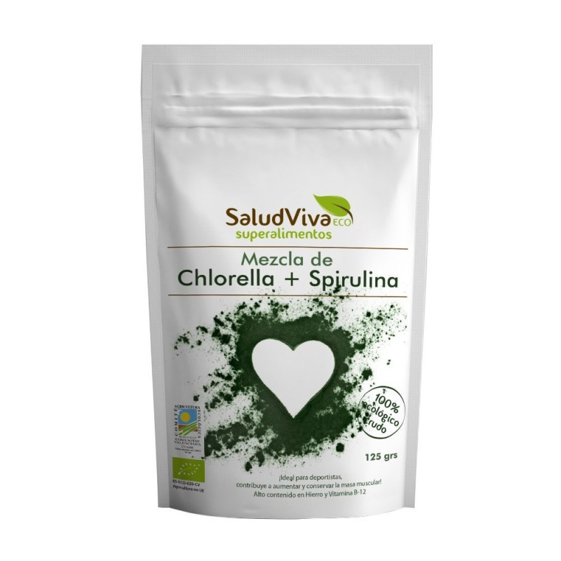 Chlorella + Spirulina 125g - Salud Viva