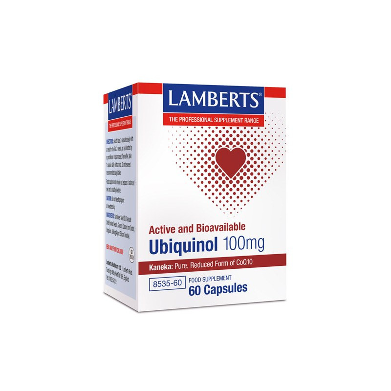 Ubiquinol 100mg 60 Cápsulas - Lamberts